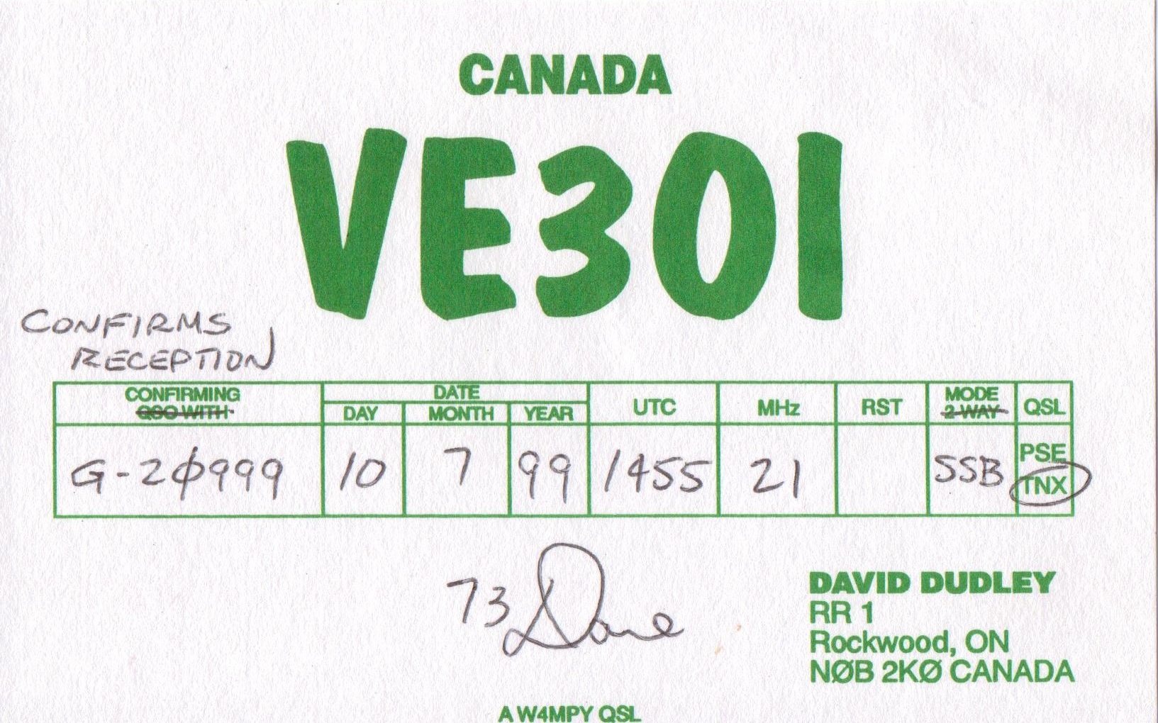 QSL HAM